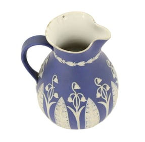 Wedgwood Blue Jasperware Pitcher