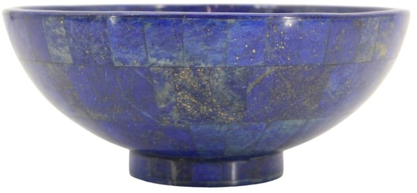Carved Cobalt Stone Bowl