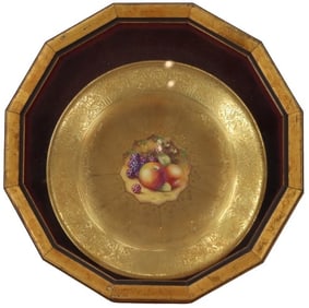 Royal Worcester Hand Painted Decorative Plate