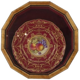Royal Worcester Hand Painted Decorative Plate