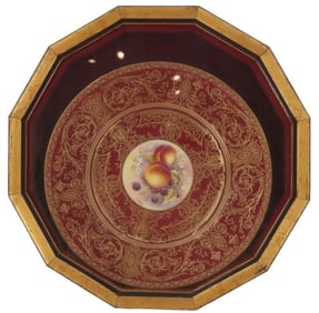 Royal Worcester Hand Painted Decorative Plate
