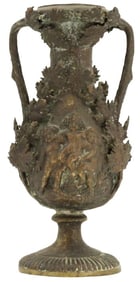 Patinated Metal Vase