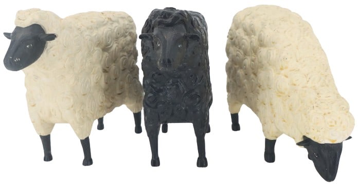 (3) Stephen Huneck (1948-2010) USA, Sheep Figures (1 of 19)