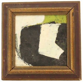 Eastland Oil on Masonite Abstract Expressionism