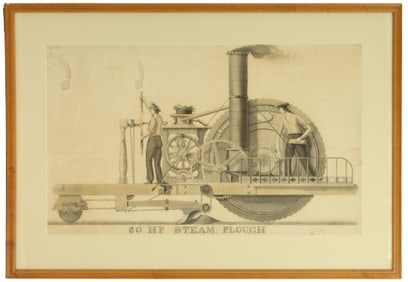 Steam Plough Illustration