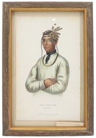 Hand Colored Lithograph "Caa-Tou-See"