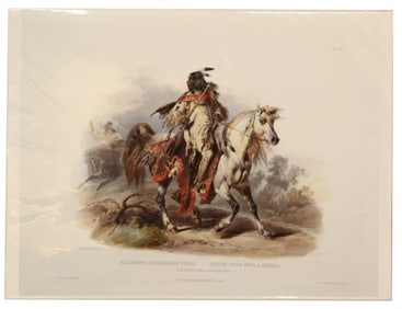 Archival Print of Blackfoot Horseman