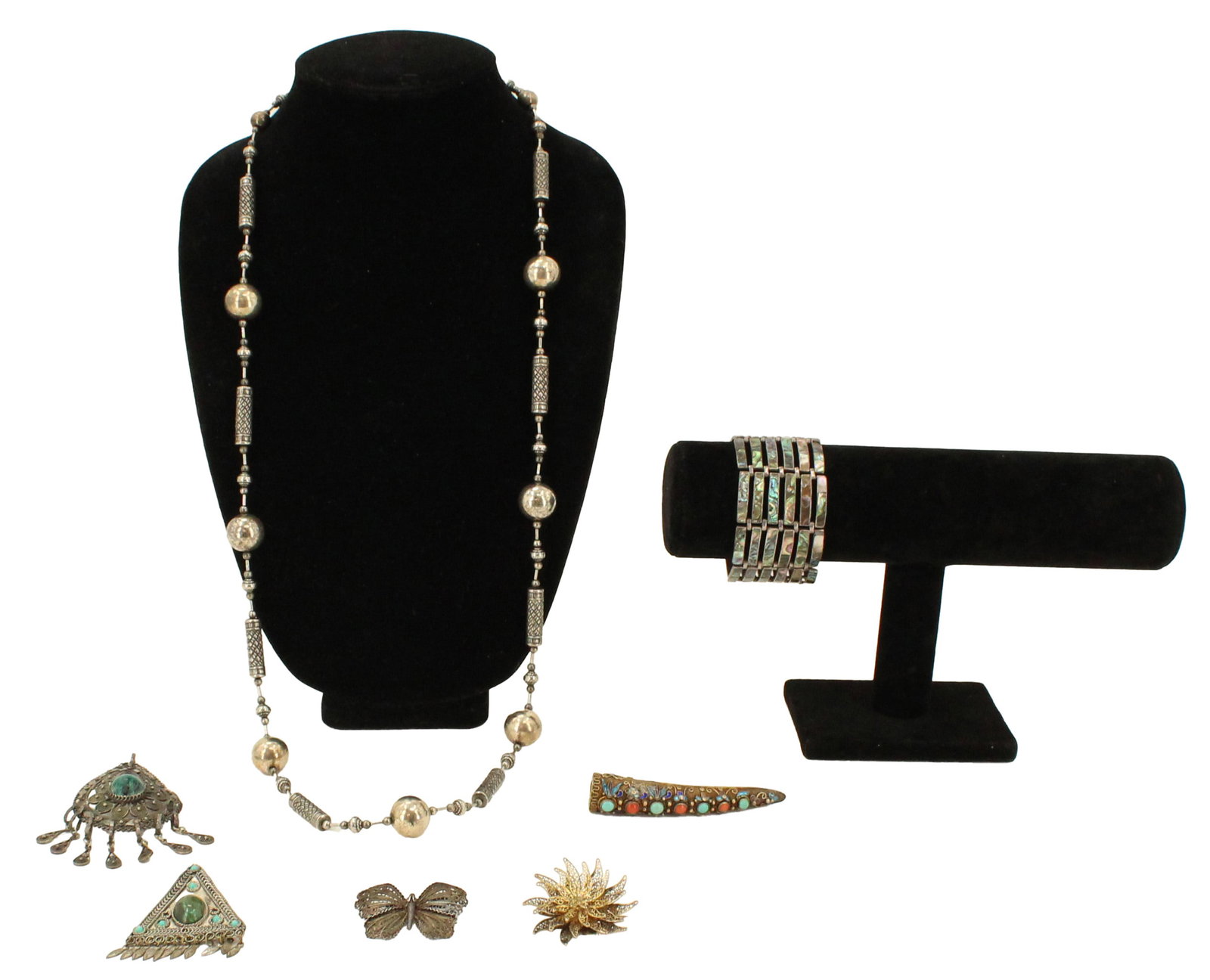 (7) Pieces of Silver Jewelry - 5.525 ozt. (1 of 20)