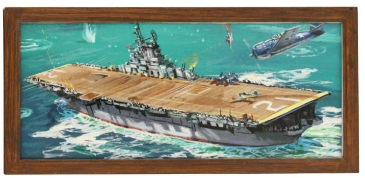 John Steel (1921-1998) American, Gouache on Board (1 of 6)