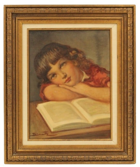 1950s Signed Original Oil on Canvas (1 of 9)