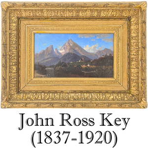 John Ross Key (1837-1920) American, Oil on Canvas