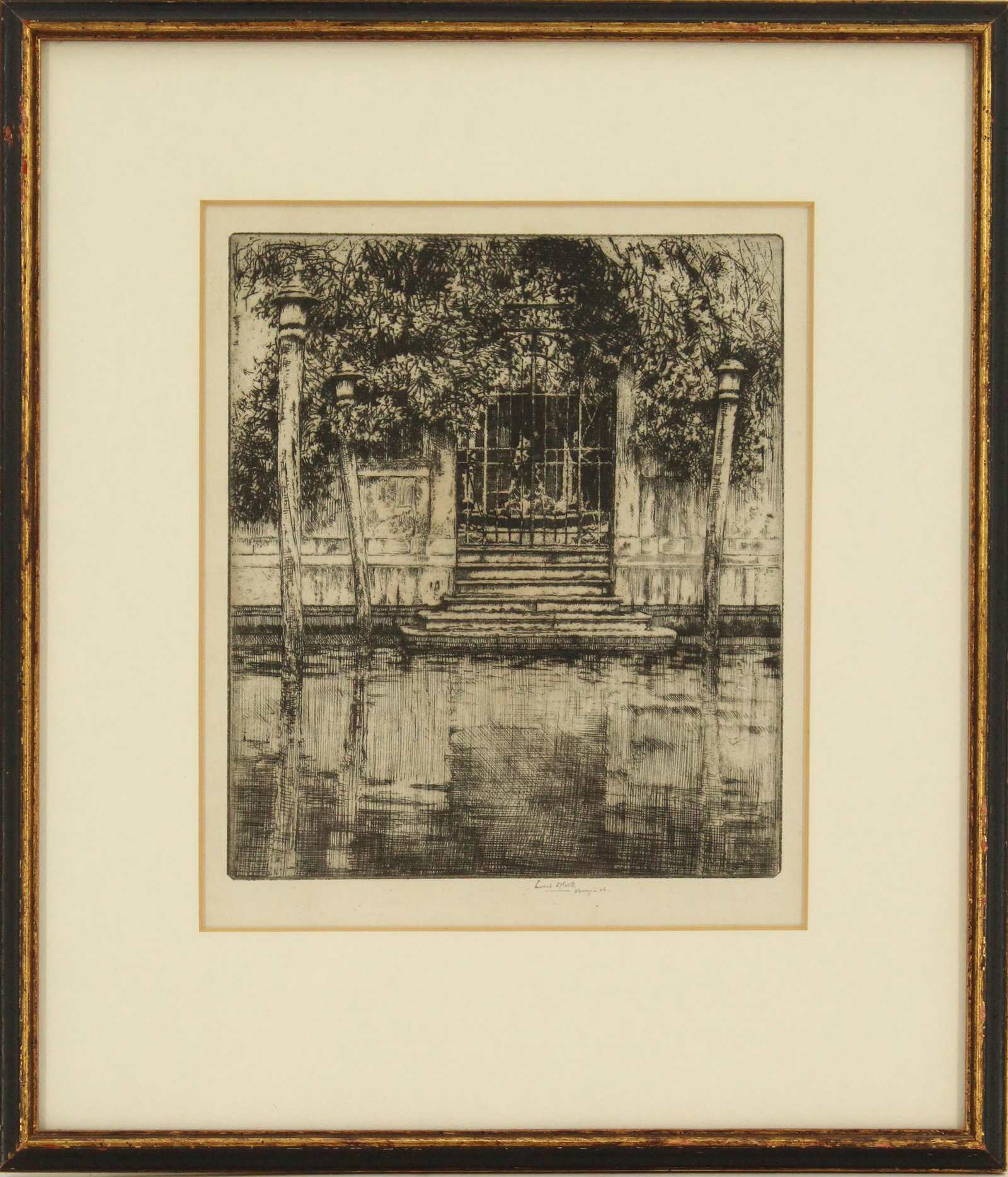Ernest David Roth (1879-1964) American, Framed Etching Print (1 of 8)