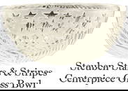 Steuben Stars & Stripes Centerpiece Glass Bowl