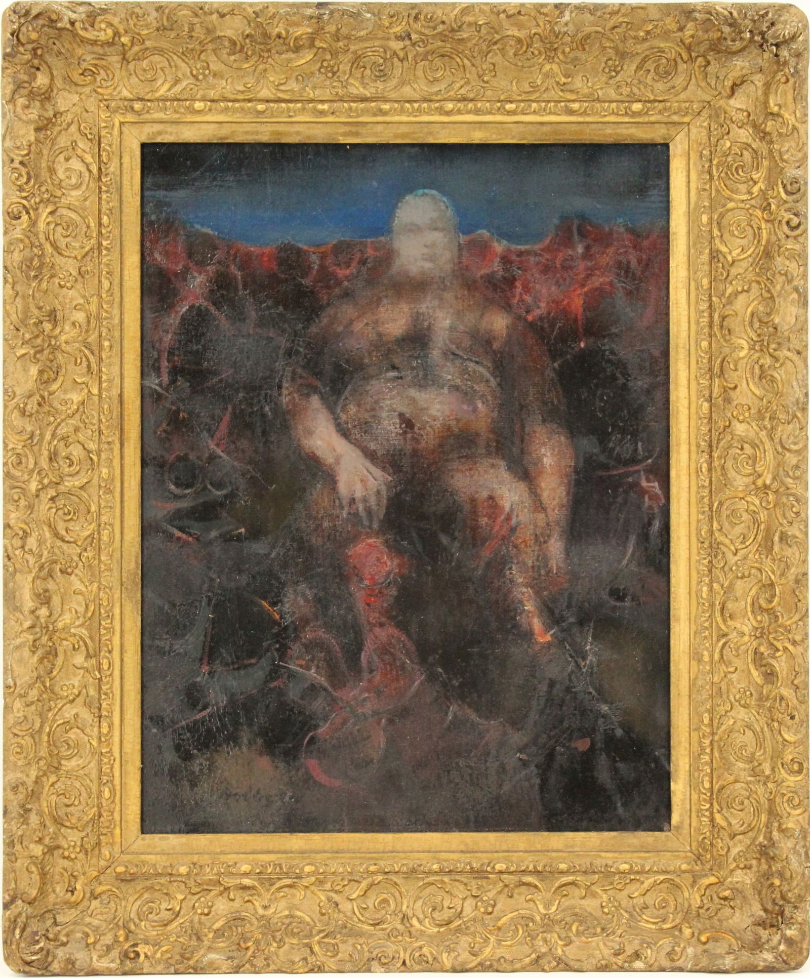 John Dobbs (1931-2011) American, Abstract Figural Oil on Canvas (1 of 11)