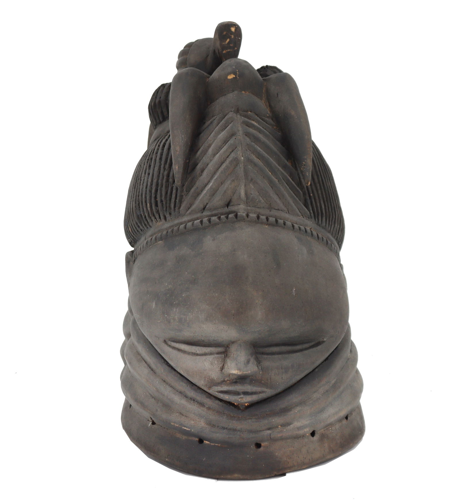 African Mende Sowei Helmet Ritual Mask (1 of 17)