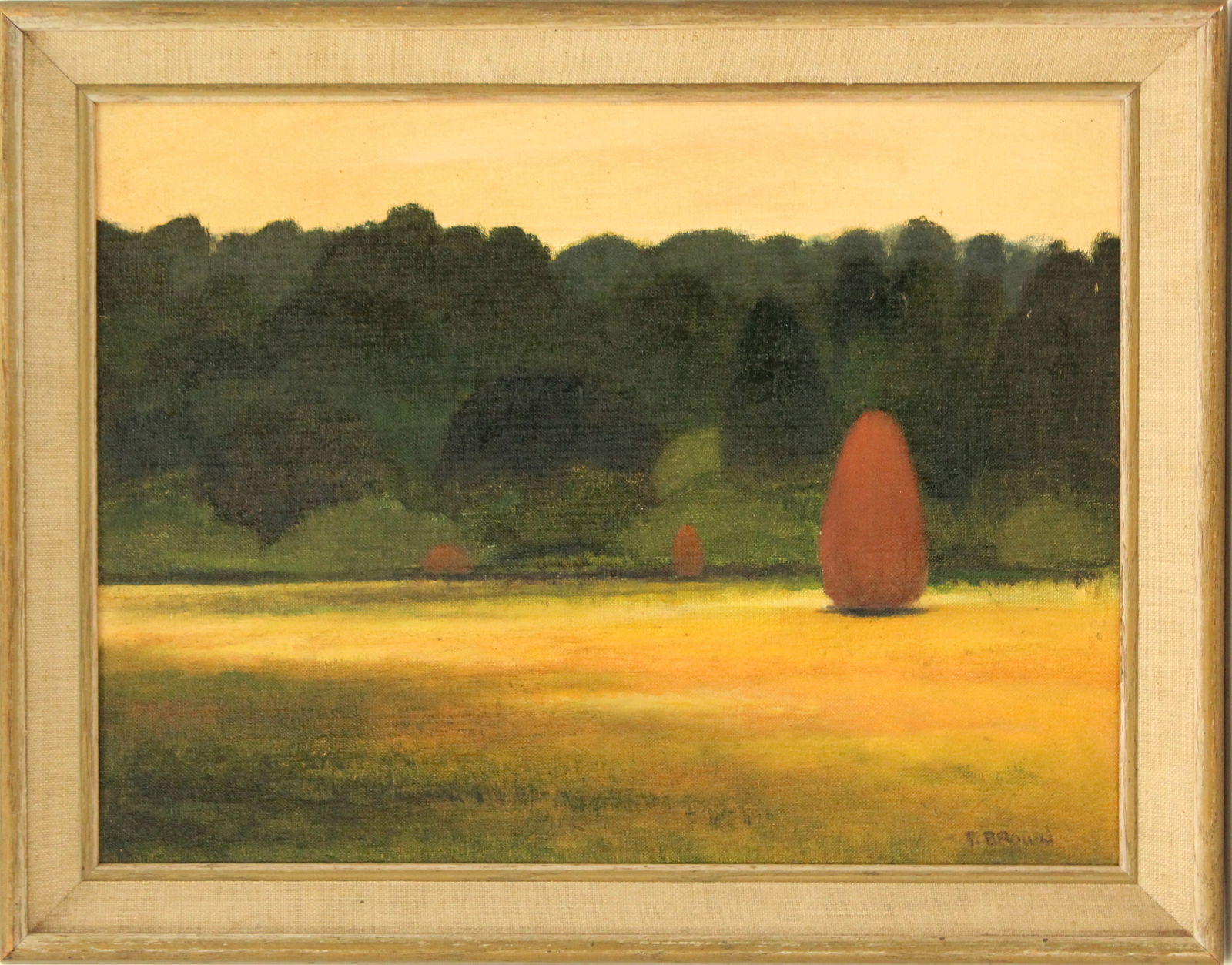 Frank J. Brown (1921-2000) American, Oil on Canvas (1 of 9)