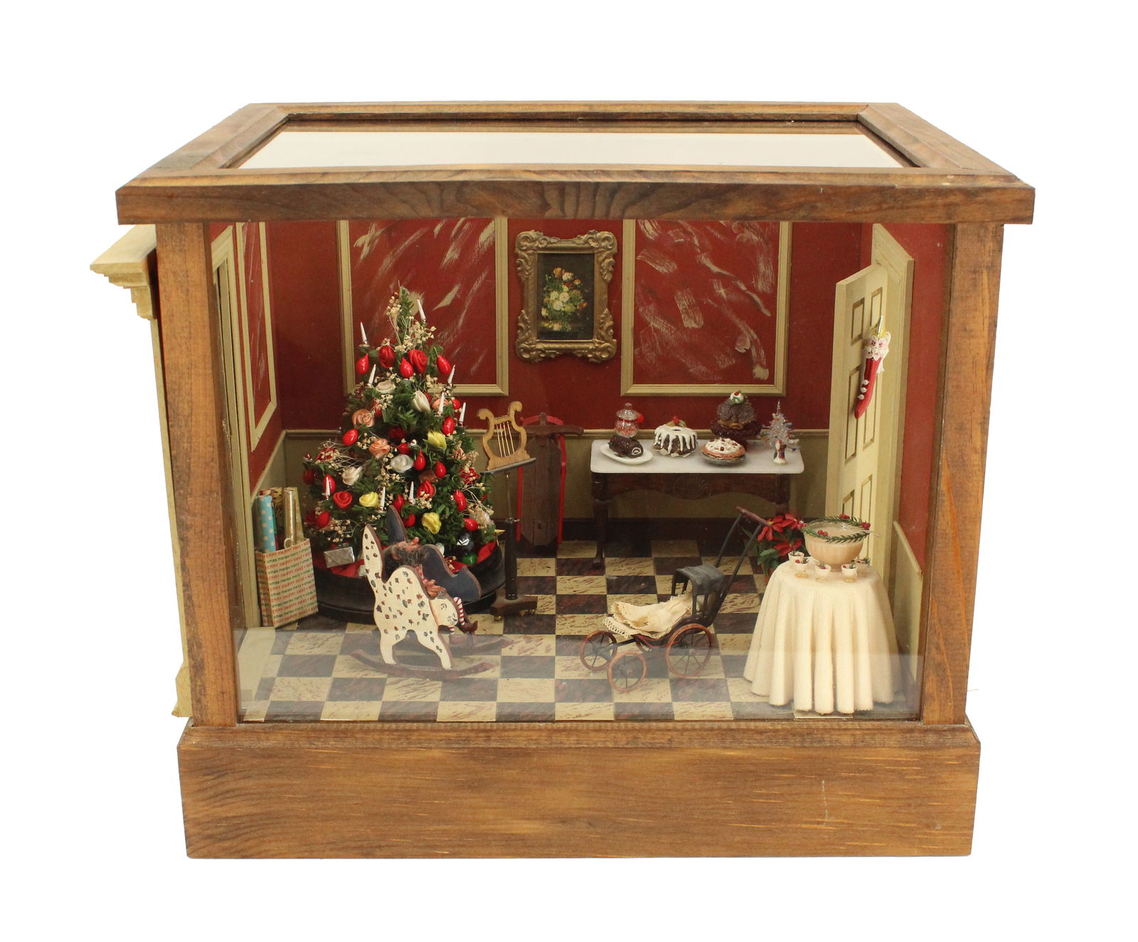 Christmas Dollhouse Diorama (1 of 20)