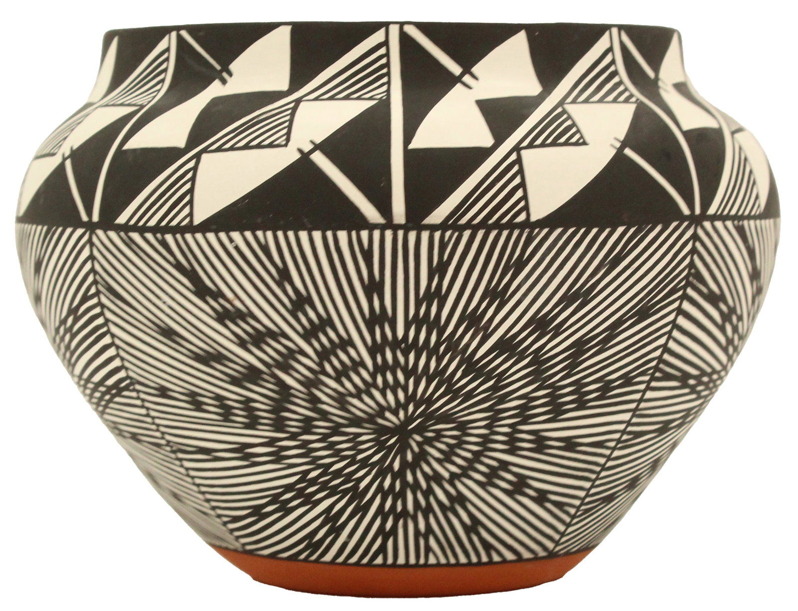 Signed Acoma Pueblo Native American Polychrome Vase (1 of 18)