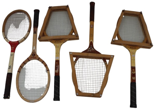 Group of (5) Vintage Tennis Rackets (1 of 15)