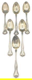 American Set of (6) Mechanics Sterling Silver Spoons 5 Ozt: American Set of (6) Mechanics Sterling Silver Spoons 5 Ozt Mechanics Sterling Silver began in Attleboro MA in the year of 1896 as the flatware branch of Watson & Newell Co. Makers of ste