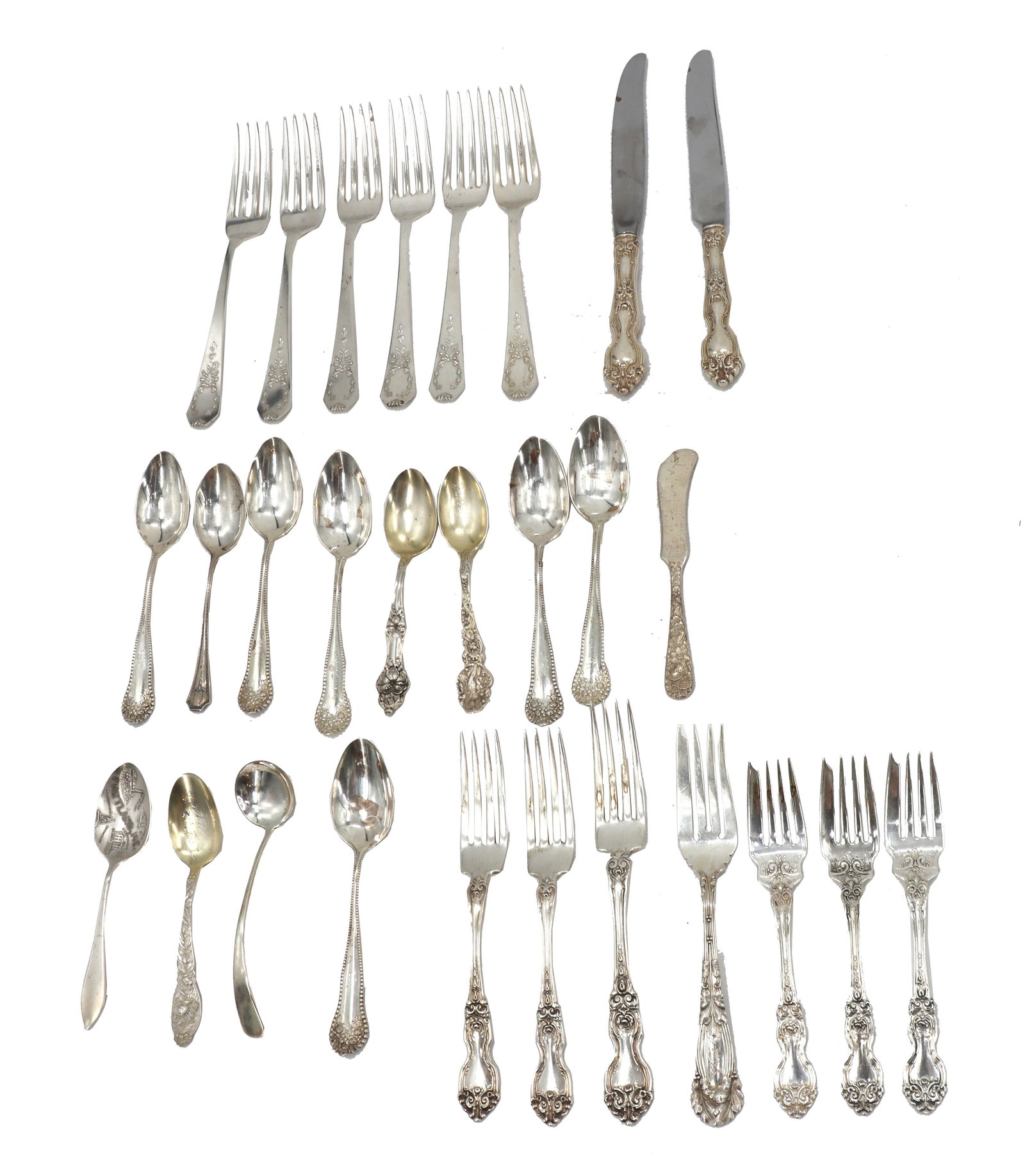 Collection of 28 Assorted Sterling Silver Pieces 30.2 Ozt (1 of 20)