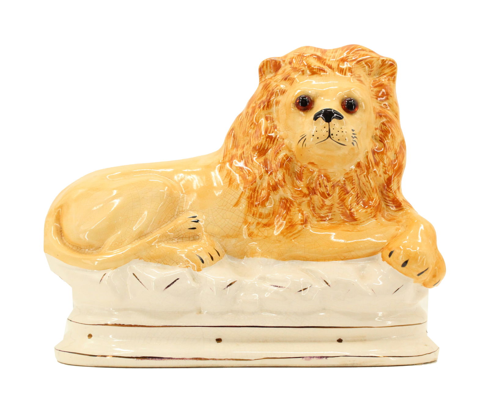 19th Century Staffordshire Lion (1 of 19)