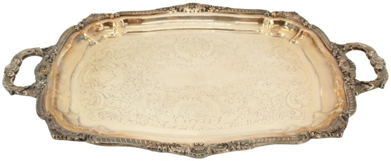 EPC Poole Footed Silver Plated Serving Tray (1 of 14)