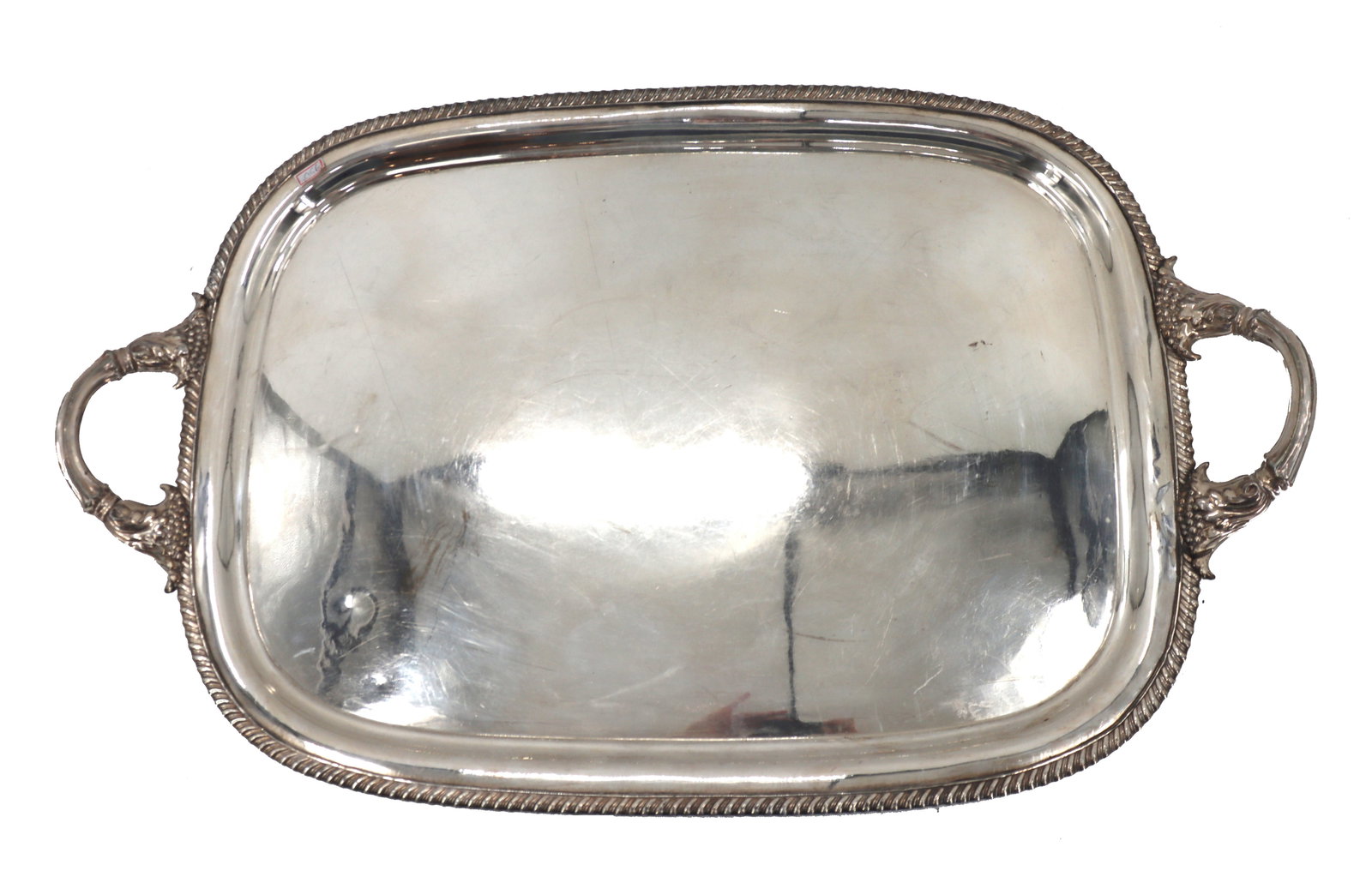 Silver Plated Tray With Handles (1 of 12)