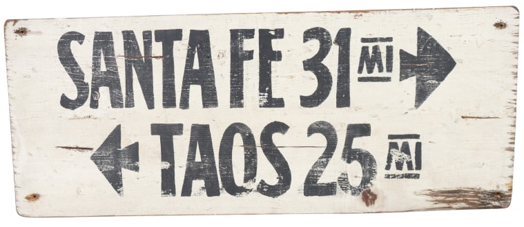 Santa Fe & Tao Wood Sign (1 of 12)