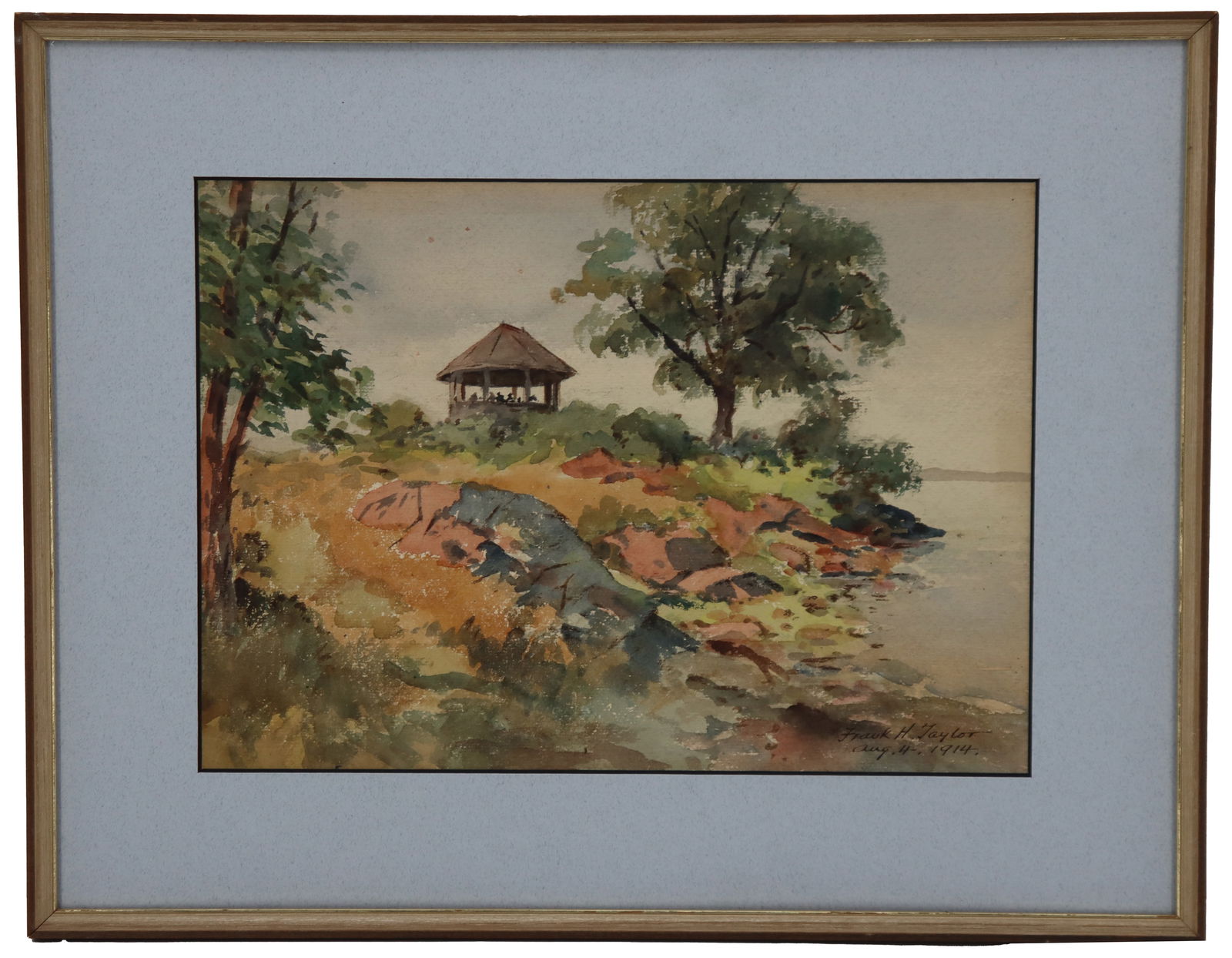 ???????Frank H. Taylor (American, 1846–1927) Watercolor Landscape (1 of 11)