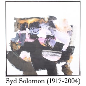 Syd Solomon (1917-2004) American, Oil on Board "Windwatch/Sentinel of the Wind"