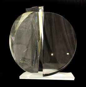 Martin Rosol (21st Century) Czech Republic/American, Sandblasted Glass Sculpture AS IS