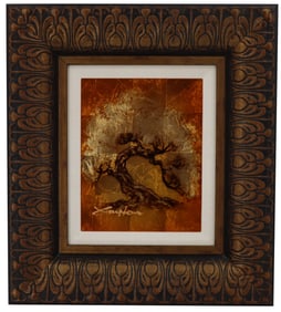 Patrick Guyton (Born 1964) American, Mixed Media Gold, Silver and Copper Leaf