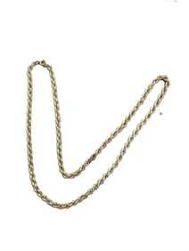 18k Rope Chain - 28.1 g.