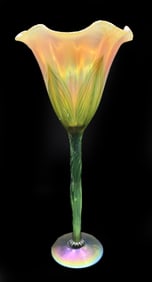Tiffany Studios Style Flower Form Favrile Glass Vase