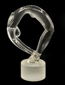Renato Anatra Murano Glass Sculpture, "Acrobat"