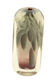 1985 Atelier Vaduz Signed Art Glass Vase