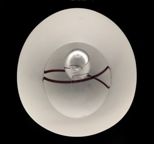 Swedish Studio Ahus Art Glass Paperweight