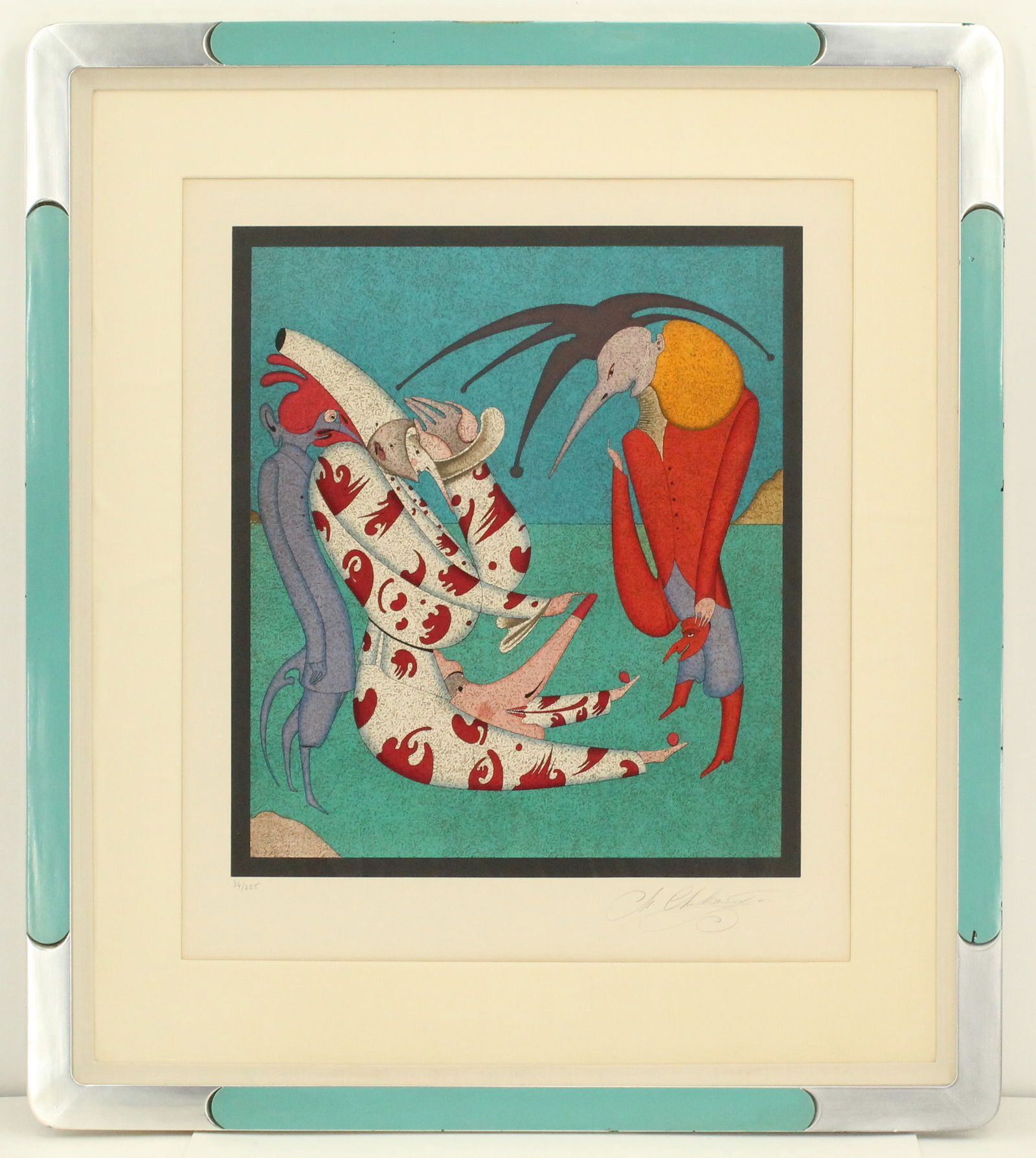 Mihail Chemiakin (Born 1943) French/Russian, Limited Edition Signed Lithograph (1 of 14)