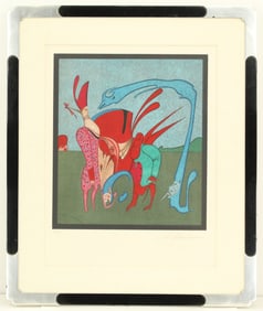 Mihail Chemiakin (Born 1943) French/Russian, Limited Edition Signed Lithograph