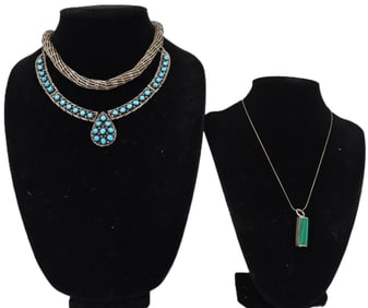 3 Sterling Necklaces - 4.050 ozt.