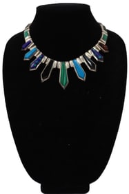 Mexican Sterling Silver Necklace - 4.845 ozt.