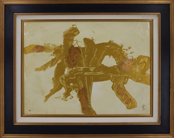 Baron D'Abila (21st C) North American, Oil on Canvas Abstract