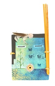 David K. John (Born 1963) Navajo, Mixed Media Yei Mask Wall Sculpture