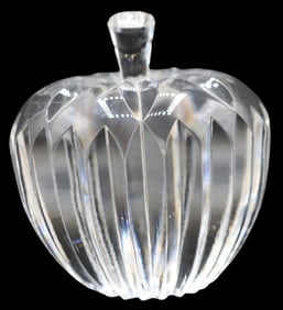 Waterford Crystal Apple Paperweight