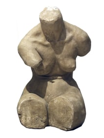 Mid-20th Century Life Size Nude Composite Artist's Model of a Woman's Torso