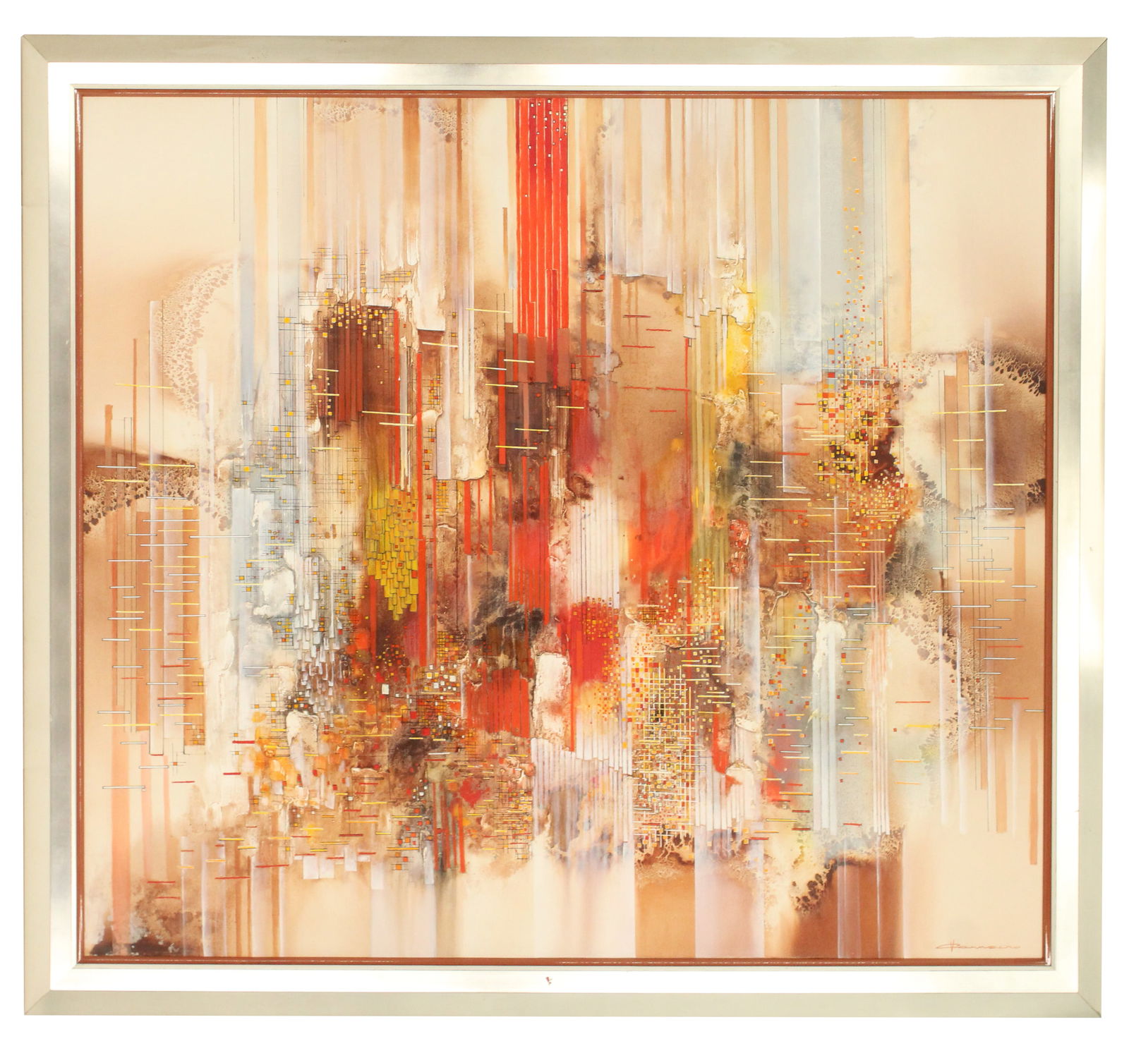 Vicente Carneiro (1927-2005) Brazilian/American, Abstract Oil on Canvas (1 of 10)