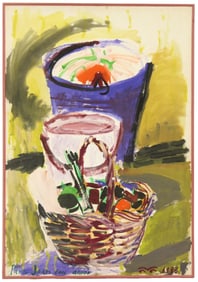 Italian Contemporary Oil on Canvas Abstract Painting