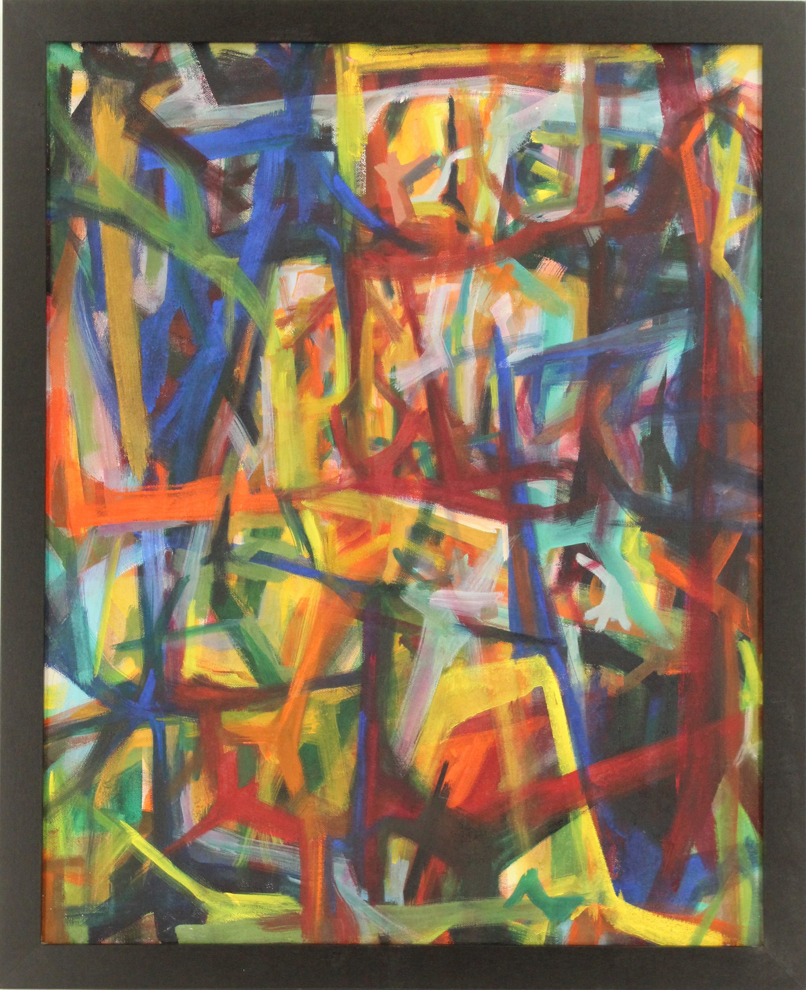 Ora Gipe (20th Century) American, 1940s Abstract Oil on Board Painting: Ora Gipe (20th Century American) 1940s Abstract Oil on Board Painting. Gipe studied at UCLA and at UC Berkeley receiving a Master of Fine Arts degree in 1947 in the early days of abstract express