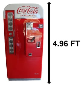 Restored Iconic Americana 1950s V-81 Vendo Coca-Cola Vending Machine